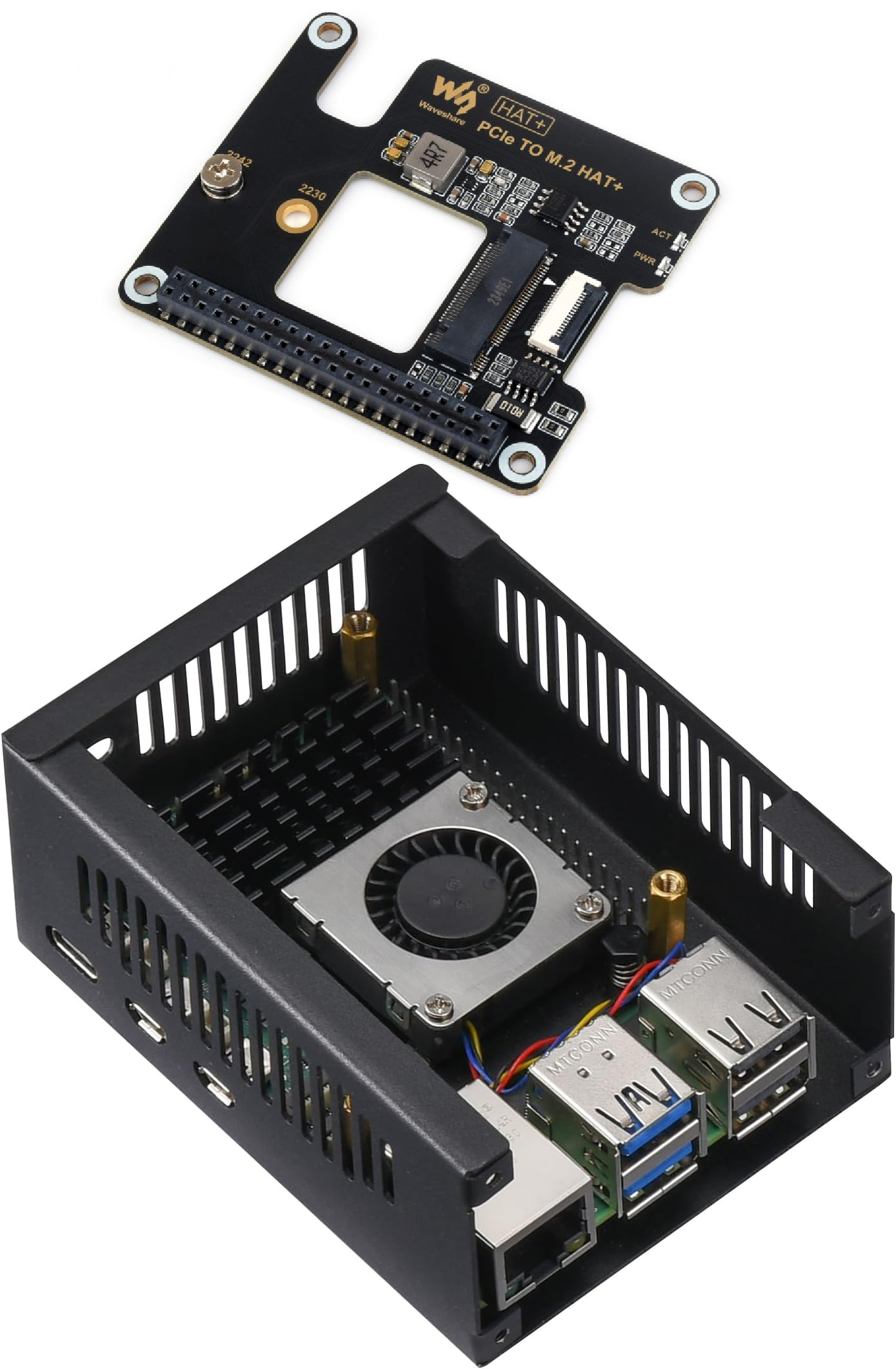 Metal Raspberry Pi 5 Case