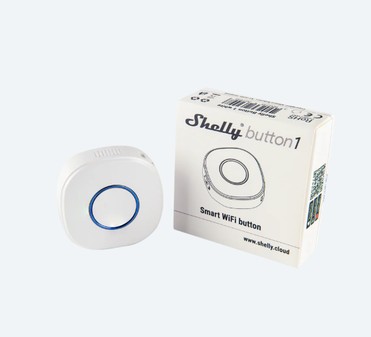 Shelly Button 1 White