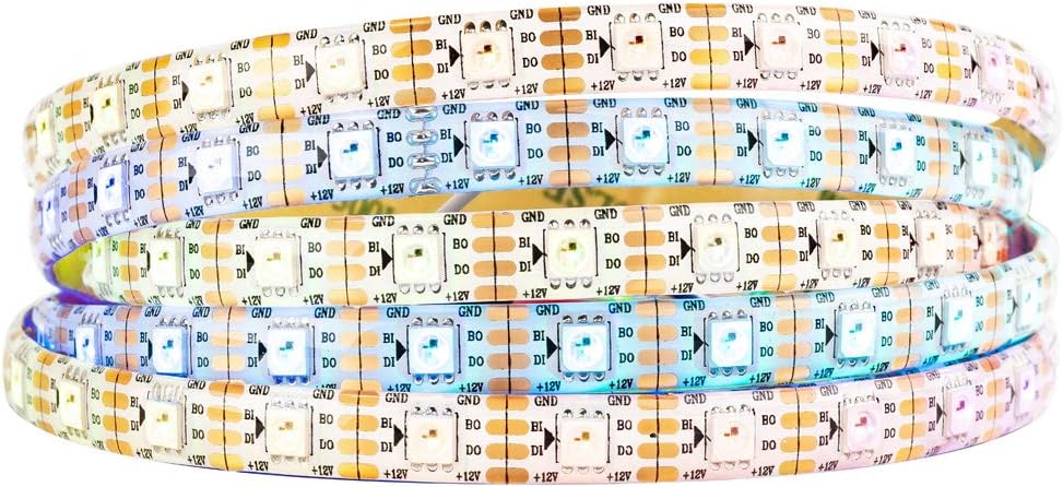 BFT-Lighting - 5m - 10mm width - SPI (Digital - WS2815) 3-Ch (RGB) - 12v - White FCB