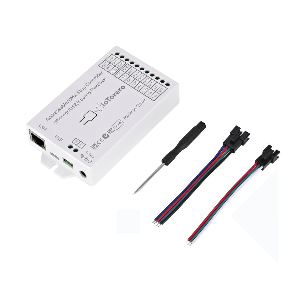 AthomTech - Ethernet WLED ESP32 Addressable LED Strip Controller