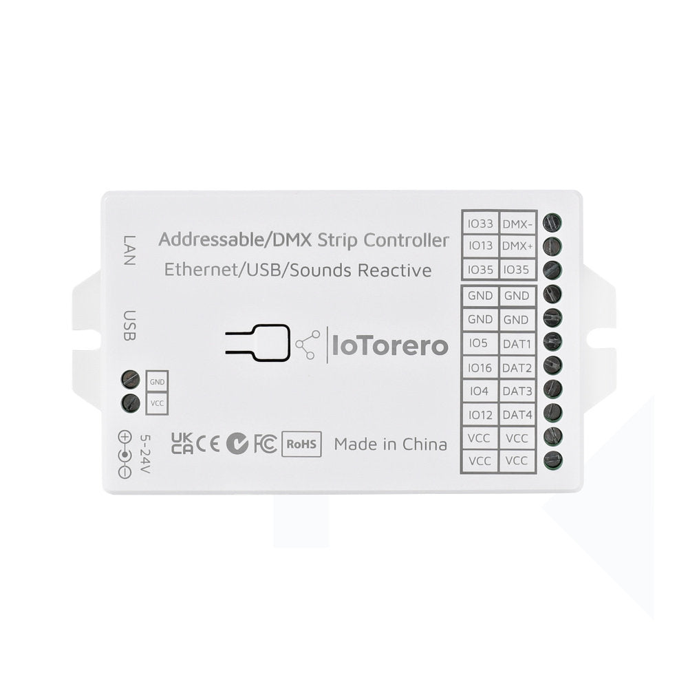 AthomTech - Ethernet WLED ESP32 Addressable LED Strip Controller