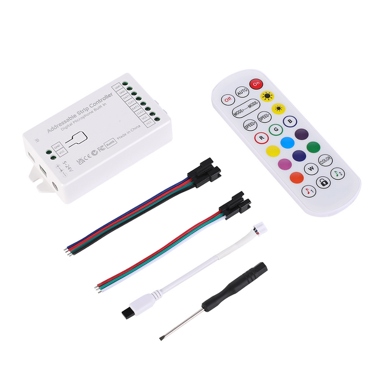 AthomTech - WLED ESP32 Music Addressable LED Strip Controller
