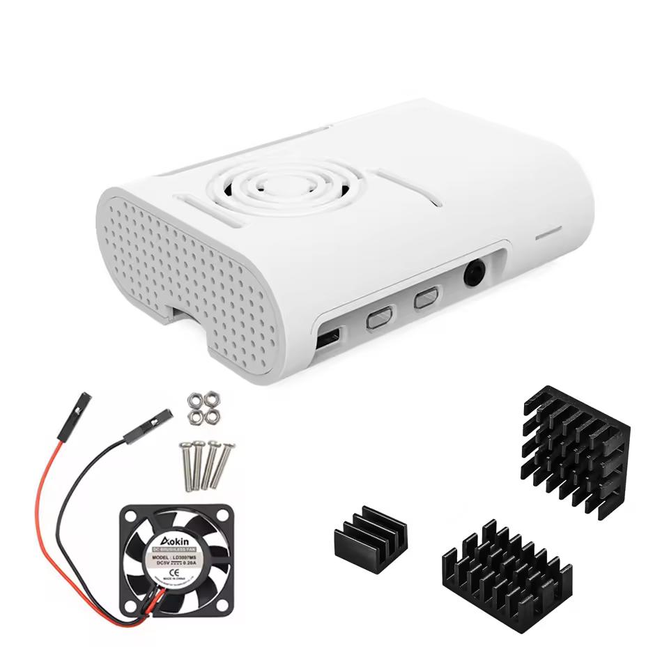 Raspberry Pi 4 Case with Fan and Heat Sinks