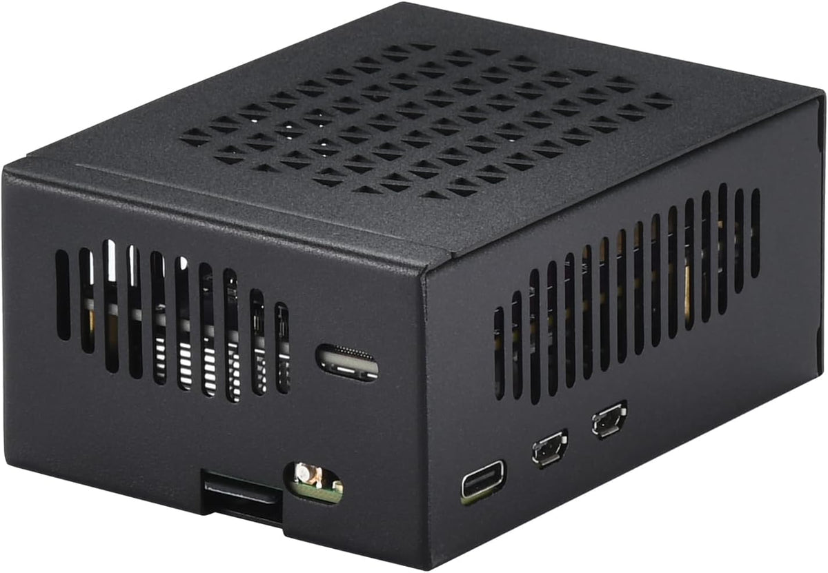 Raspberry Metal Box Metal Raspberry Pi 5 Case – Home Automation Headquarters