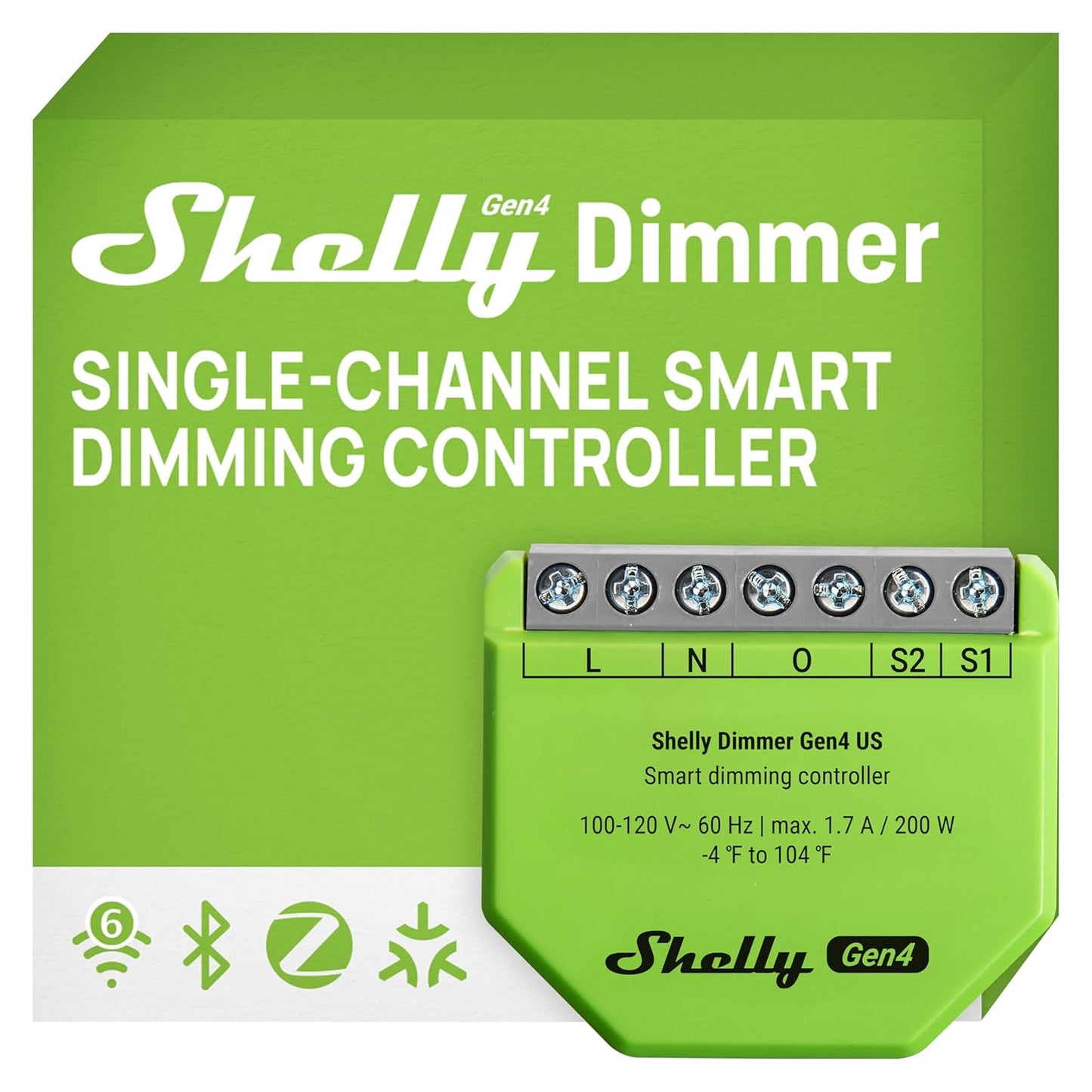 Shelly Dimmer Gen4 US UL-Certified