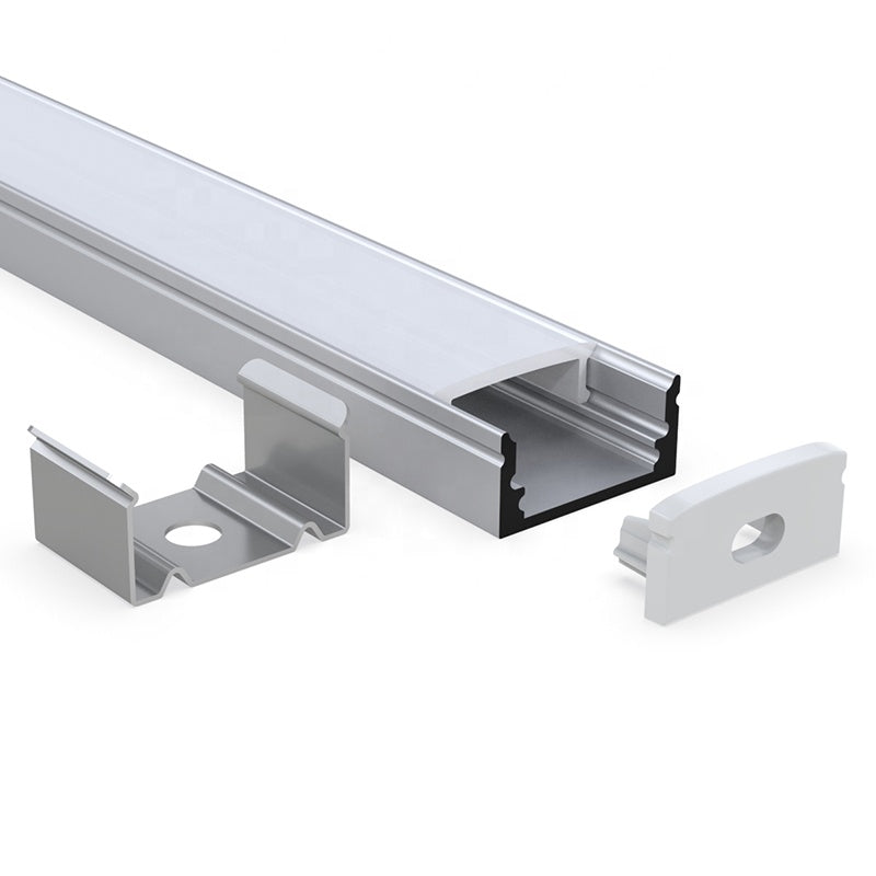 Mounting Hardware - 1m Flat LED Aluminum Channel - 5-Pack